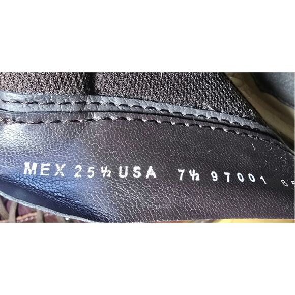 Flexi Country Men's Leather ZIp Trail Boots Mens Size 7.5 Womens Size 9 Great - Picture 9 of 9